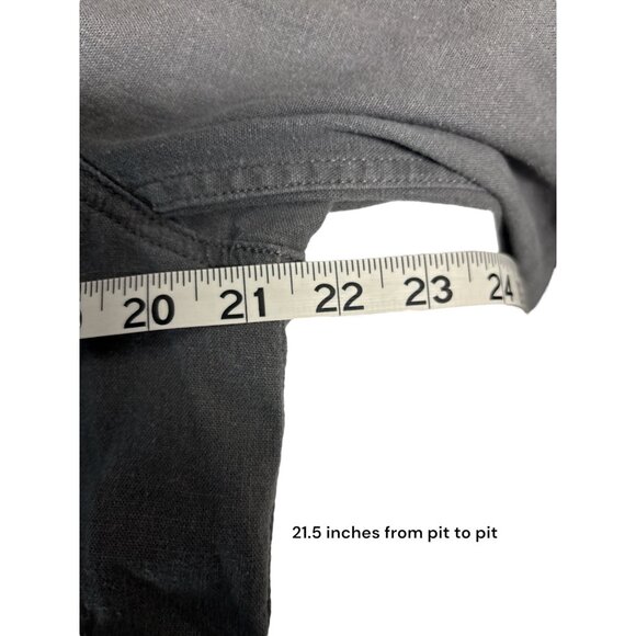 Supplies Womens Gray Zip-Up Jacket With Stand Collar Adjustable Drawstring Waist - Picture 9 of 10